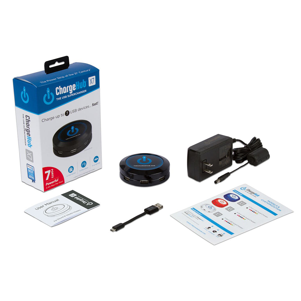 The Charge Hub X7 7-Port USB Super Charger