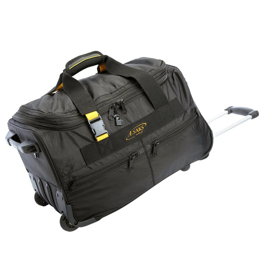 A.Saks 20 Expandable Wheeled Duffel Bag