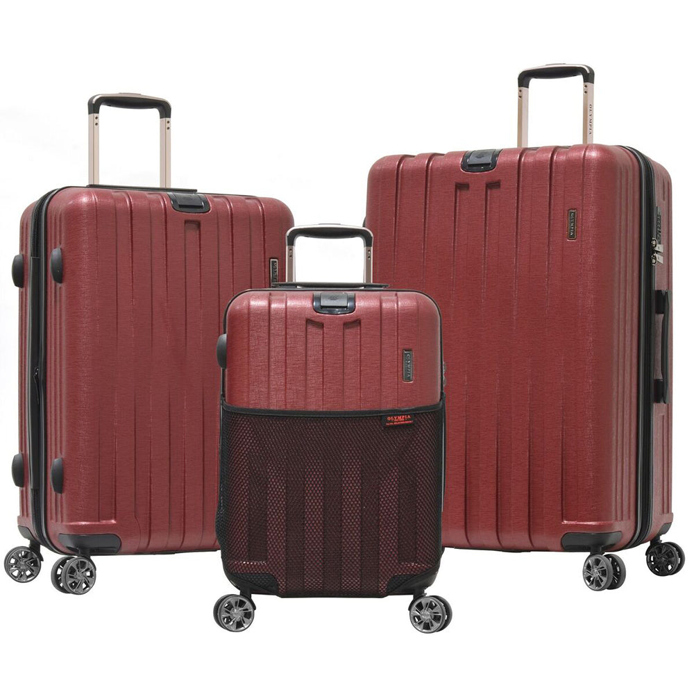 Olympia USA Sidewinder 3 Piece Luggage Set