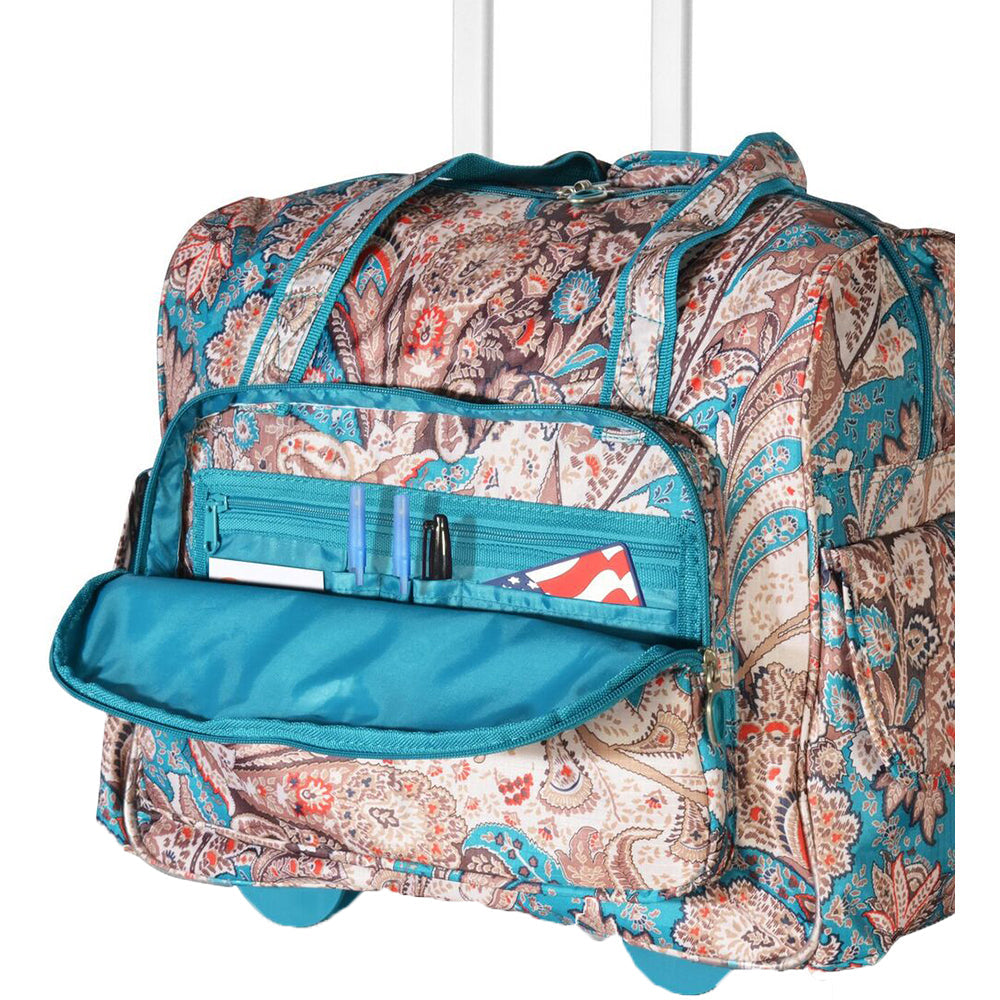Olympia USA Deluxe Fashion Rolling Overnighter